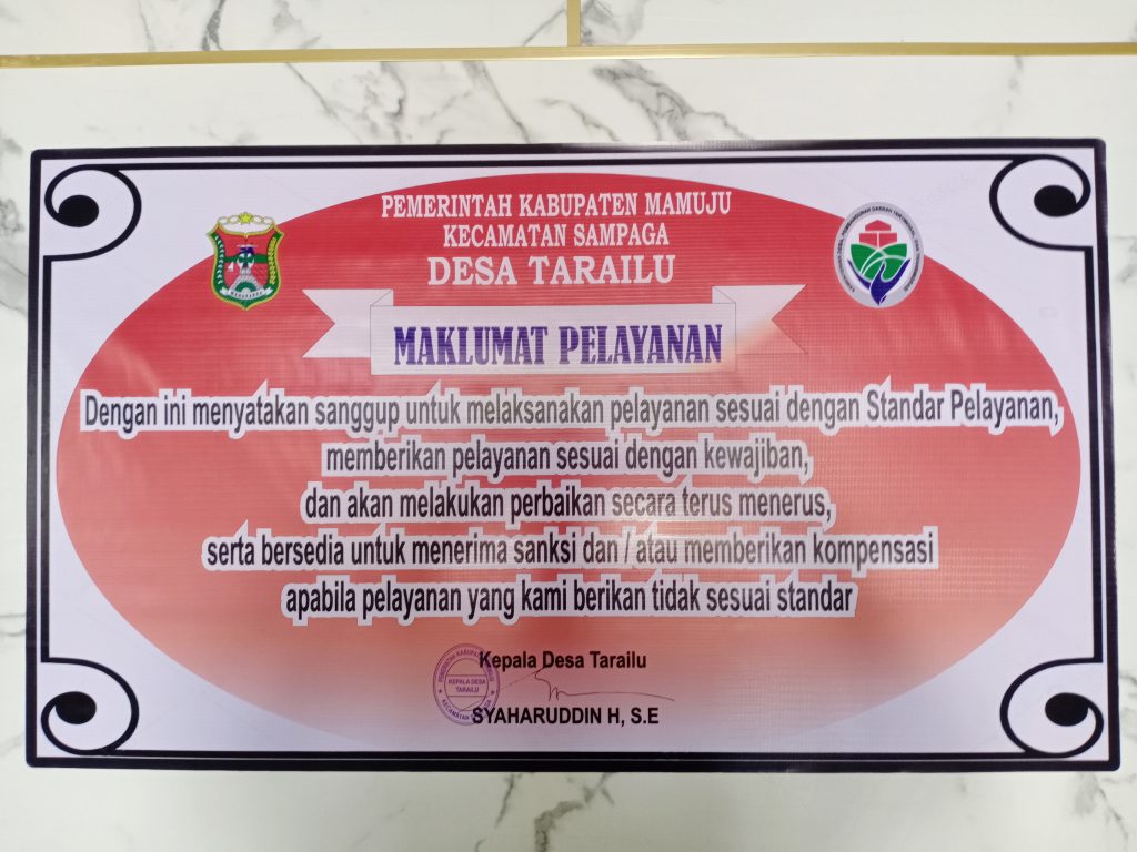 Maklumat Pelayanan